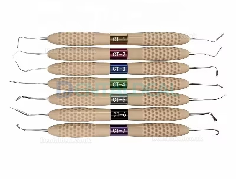 7Pcs/Set Dental Composite Filling Instrument Restoration Kit 